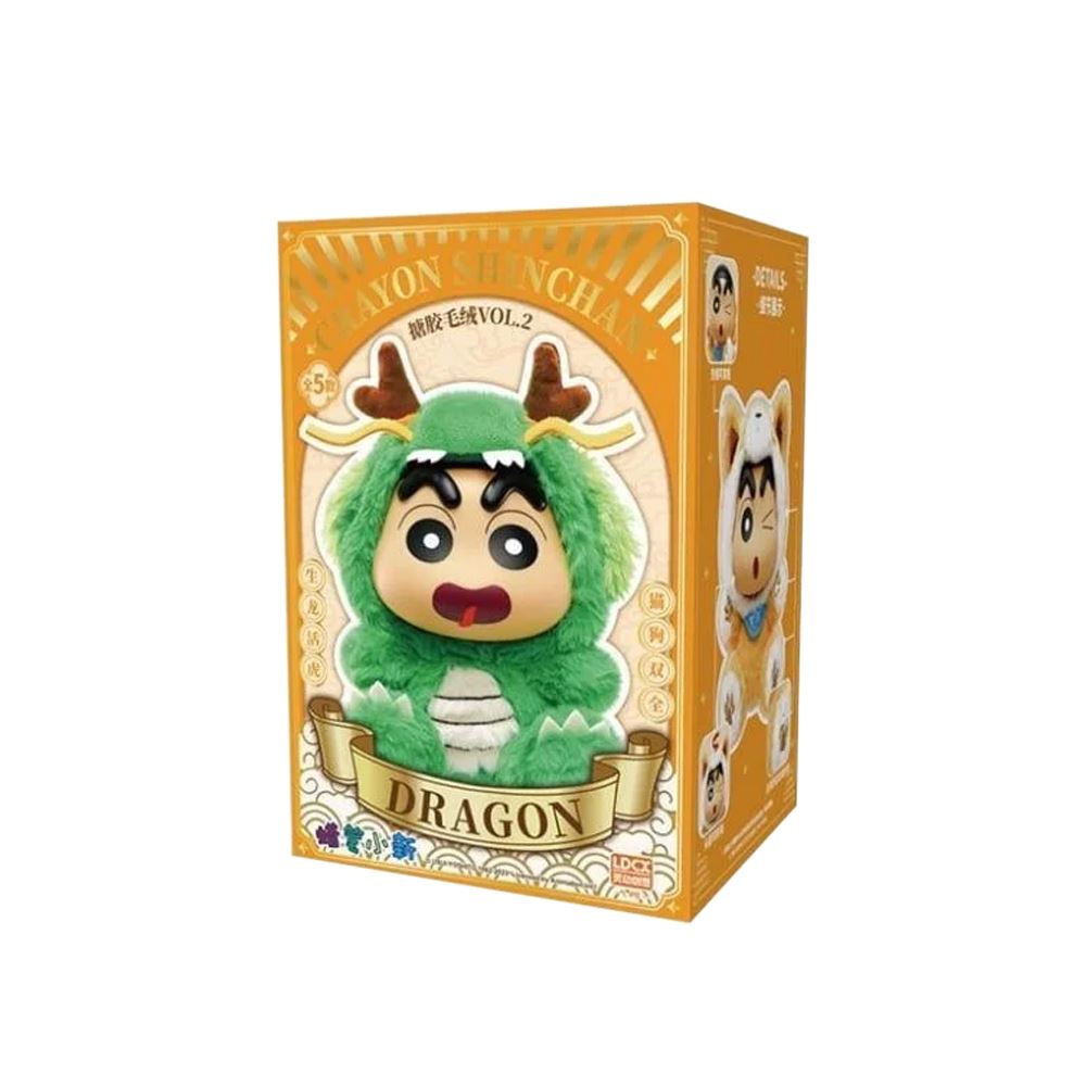 JINART 52TOYS 蠟筆小新搪膠絨毛玩偶第二彈盲盒手辦公仔盒玩 (單入隨機出貨)