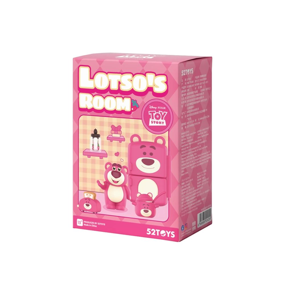52TOYS 52TOYS 迪士尼玩具總動員草莓熊的房間盲盒手辦盒玩(單入隨機出貨)