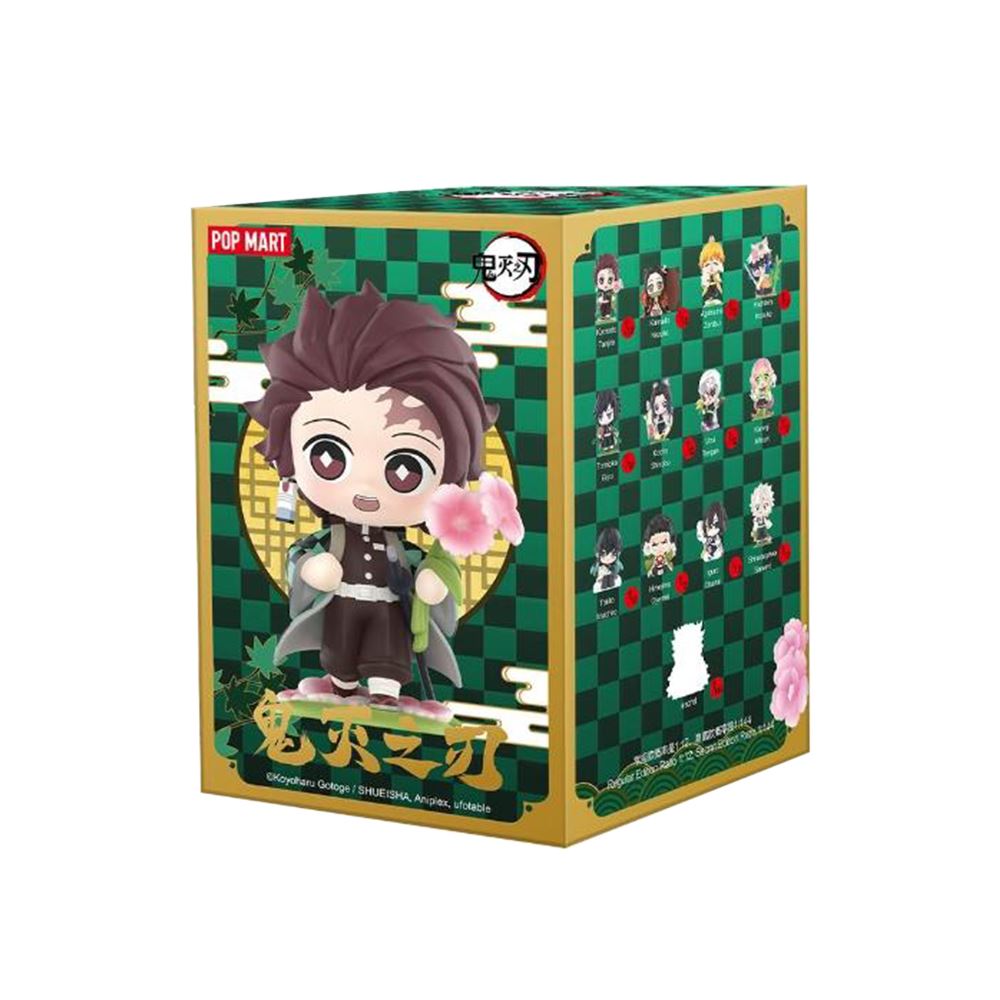 POP MART POP MART 泡泡瑪特｜鬼滅之刃誕生花系列手辦盲盒公仔盒玩(單入隨機出貨)