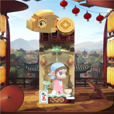 POP MART 泡泡瑪特｜金蛇賀歲新年好牌系列積木手辦盲盒公仔盒玩(單入隨機出貨)