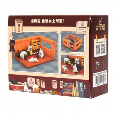 TOYS ALLIANCETOYS ALLIANCE Monday BRUCE MBR-C02 口袋居酒屋-下班後的小酌系列場景組