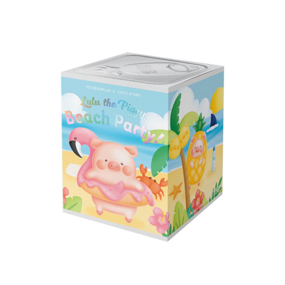 TOYZERO TOYZEROPLUS 罐頭豬LULU 陽光派對系列盲盒手辦公仔盒玩 (單入隨機出貨)
