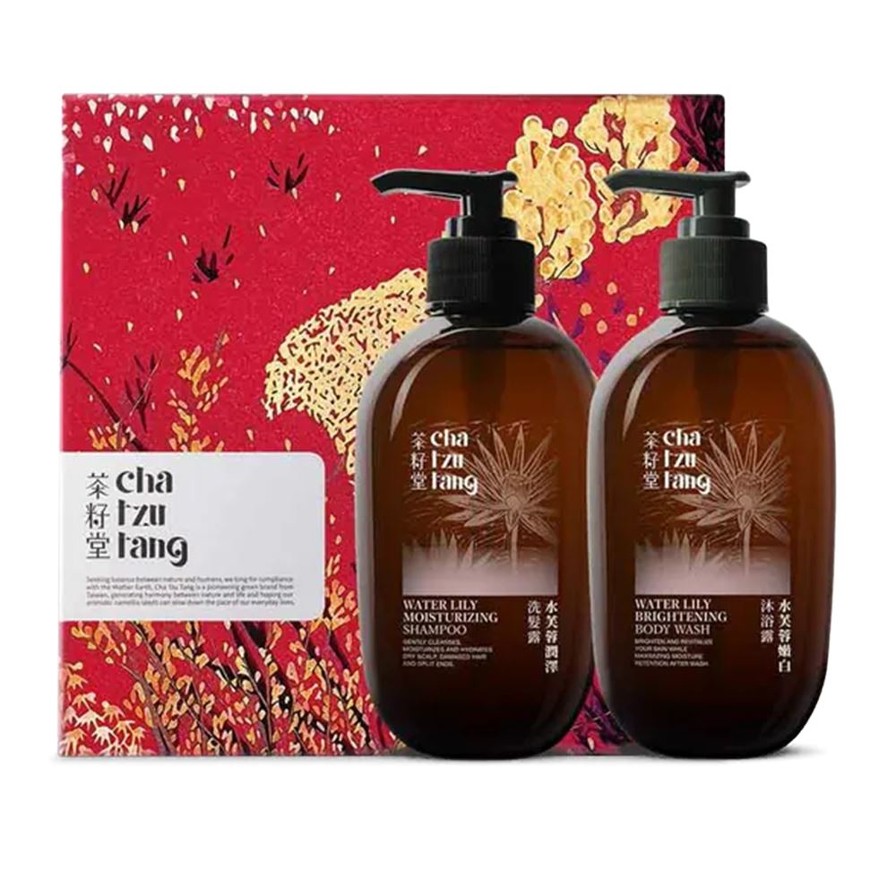 cha tzu tang 茶籽堂｜水芙蓉植萃雙入迎豐果版畫禮盒組
