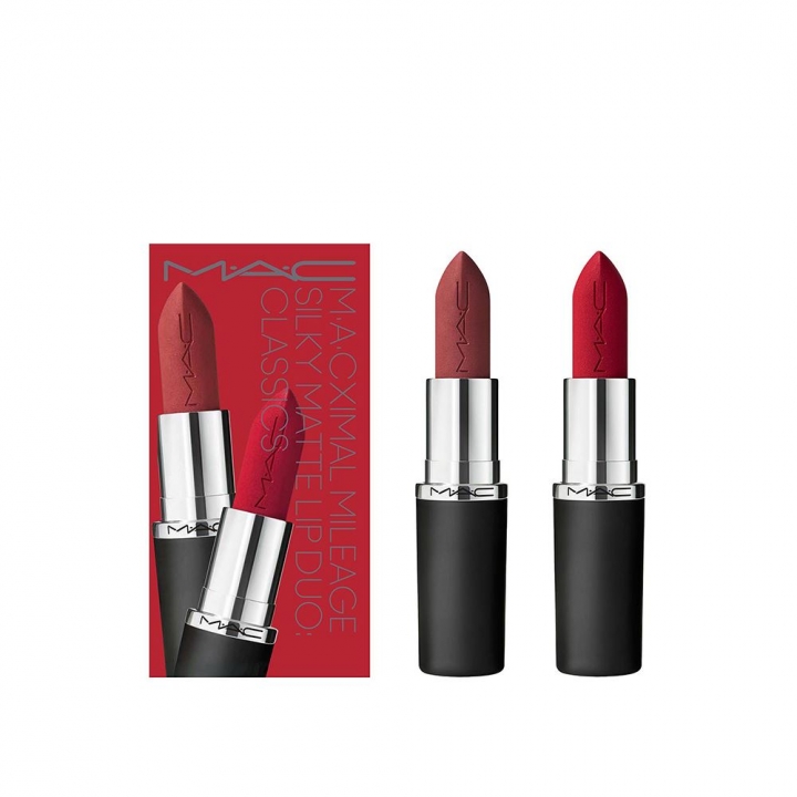 M·A·CXIMAL MILEAGE SILKY MATTE LIP DUO-BRIGHTS霧采綺遇MACXIMAL柔霧唇膏雙色組