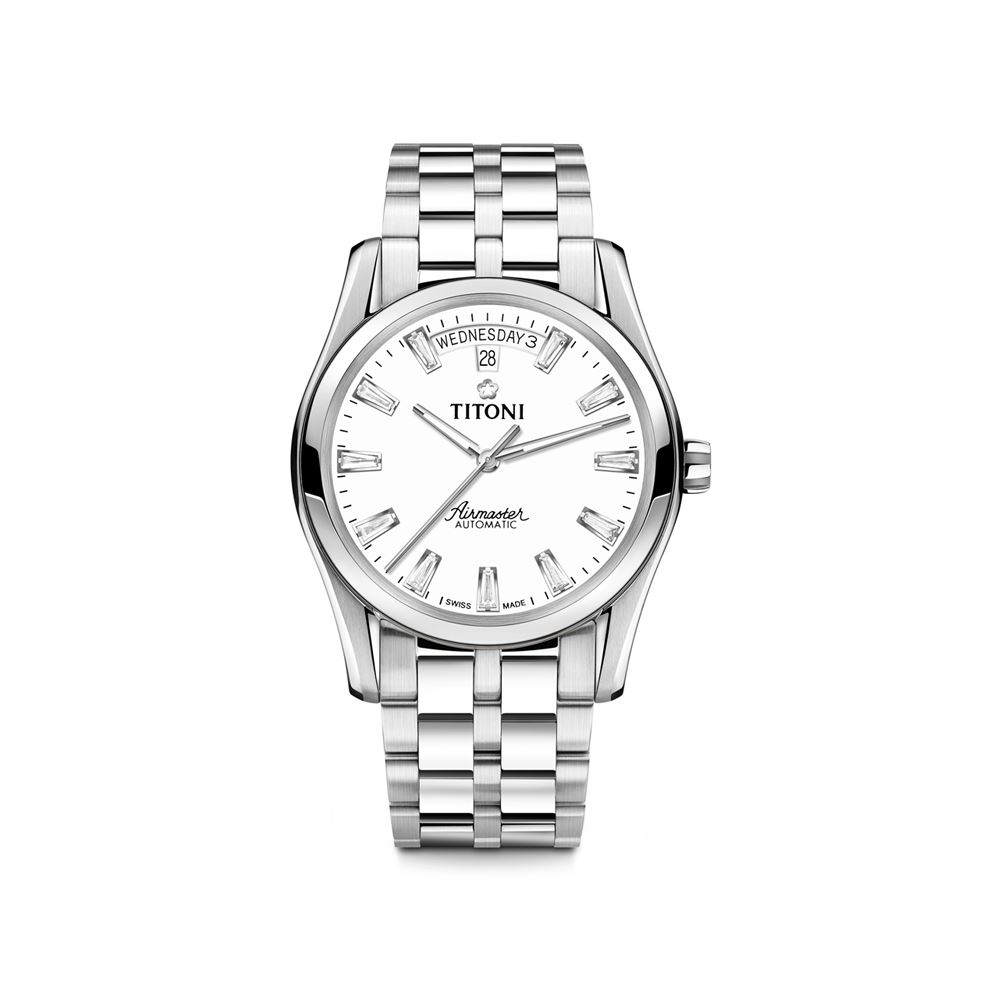 TITONI AIRMASTER系列自動上鍊男錶-93808S617