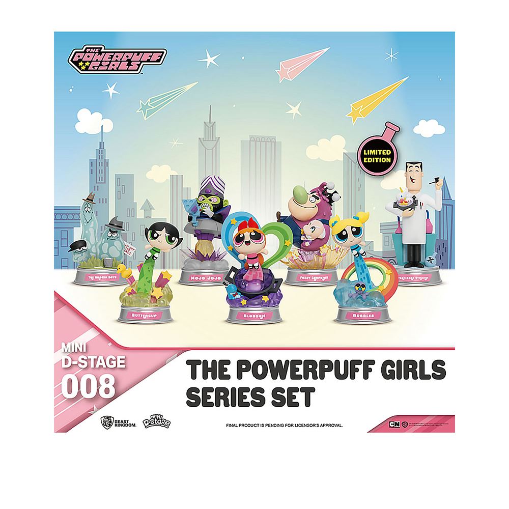 Beast Kingdom MDS-008-飛天小女警系列盲盒手辦公仔盒玩 (單入隨機出貨)