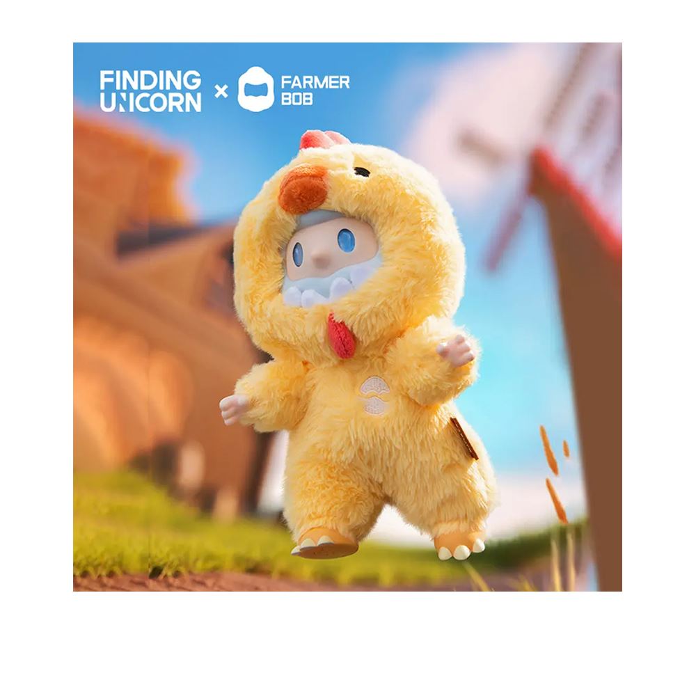 尋找獨角獸 尋找獨角獸 Farmer BOB 怪奇守護者系列搪膠毛絨吊卡盲盒手辦公仔盒玩 (單入隨機出貨)