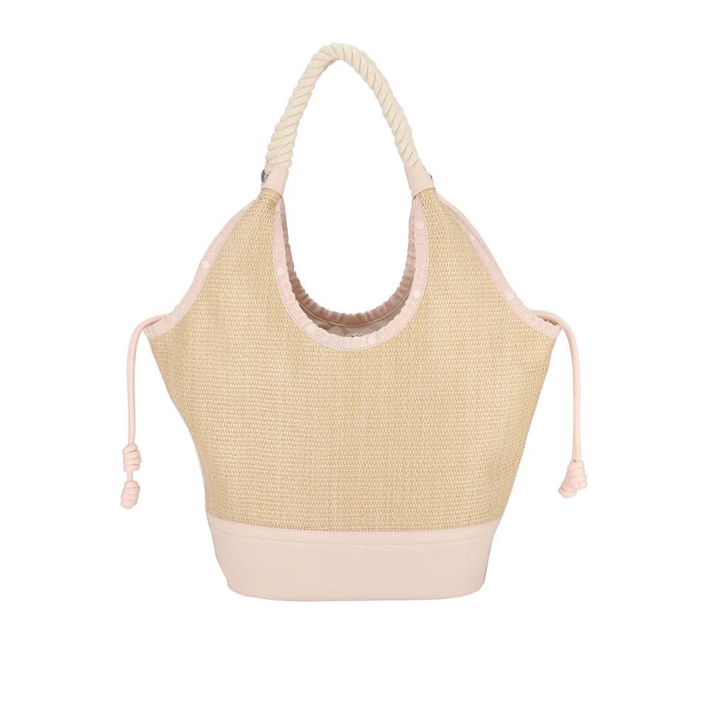 LeSportsac 大型拉菲草托特包