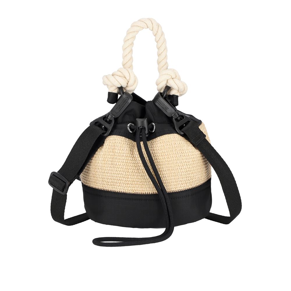 LeSportsac 拉菲草迷你水桶包