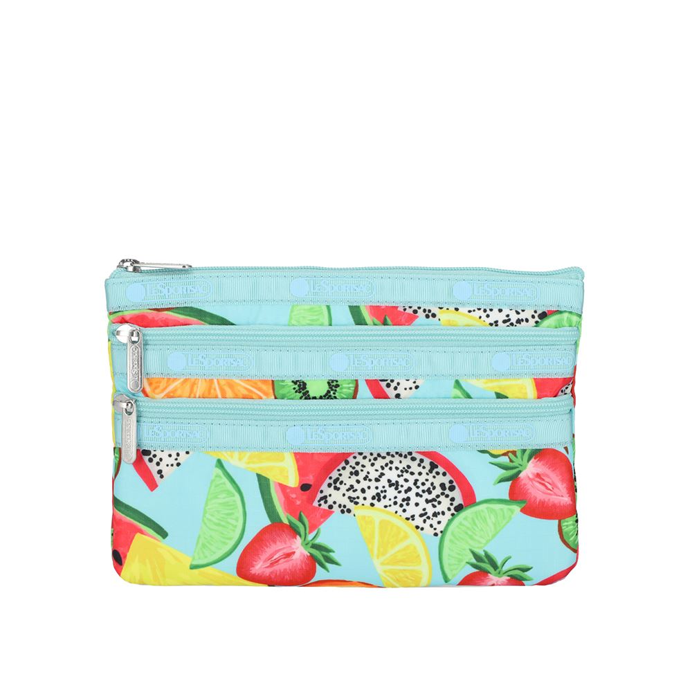 LeSportsac 三層拉鍊化妝包