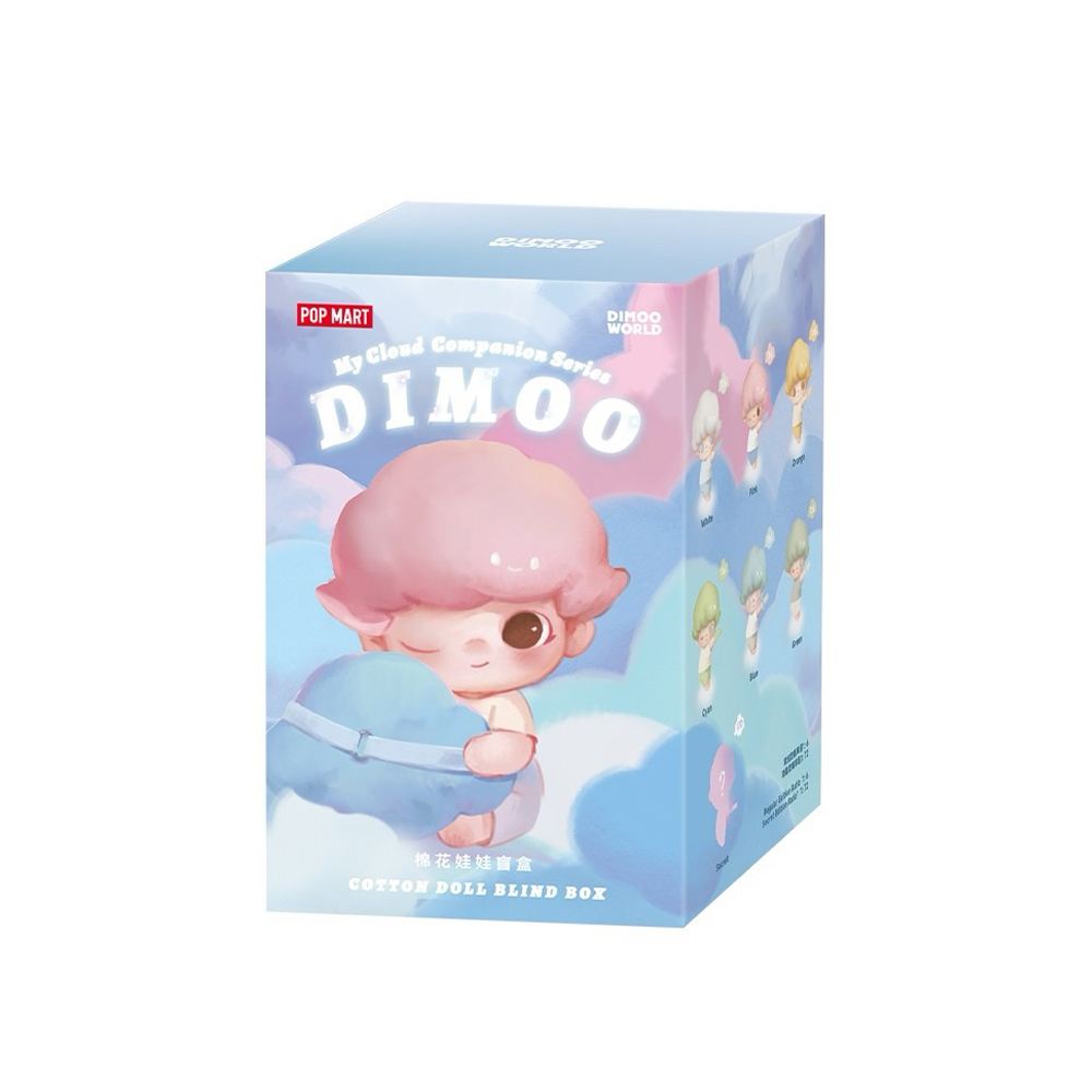 POP MART POP MART 泡泡瑪特｜DIMOO 雲陪伴系列棉花娃娃束帶盲盒(單入隨機出貨)