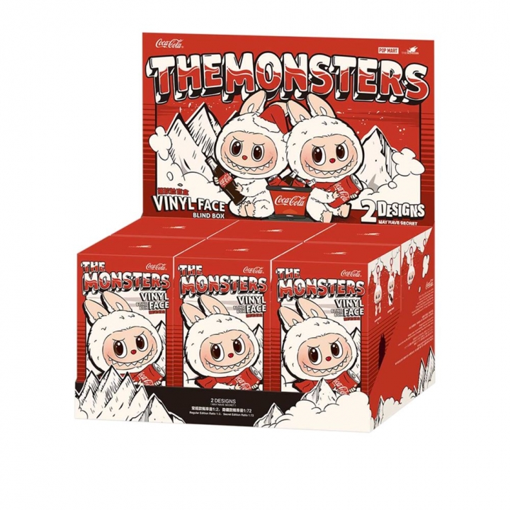 POP MART 泡泡瑪特｜THE MONSTERS可口可樂系列搪膠臉掛件手辦盲盒公仔盒玩(單入隨機出貨)POP MART 泡泡瑪特｜THE MONSTERS可口可樂系列搪膠臉掛件手辦盲盒公仔盒玩(單入隨機出貨)