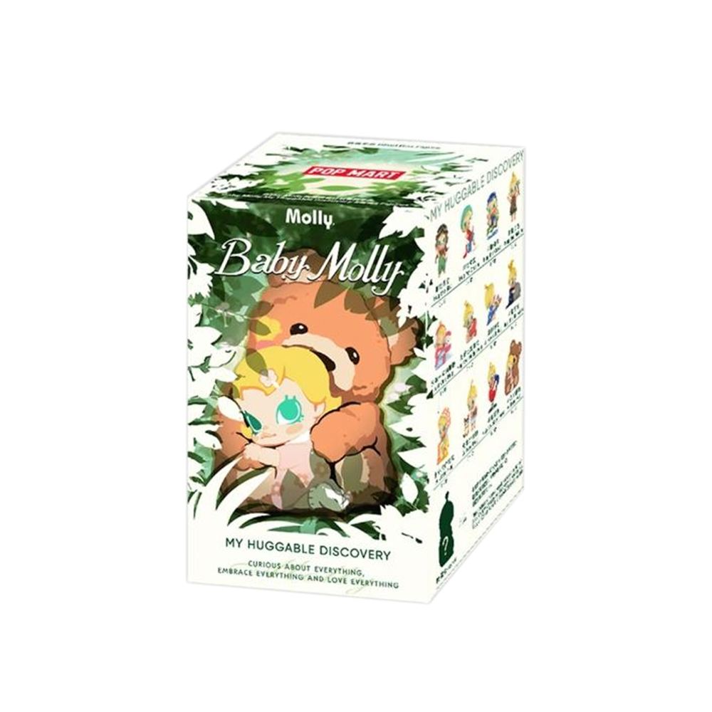 POP MART POP MART 泡泡瑪特｜Baby Molly抱抱探索計劃系列手辦盲盒公仔盒玩(單入隨機出貨)
