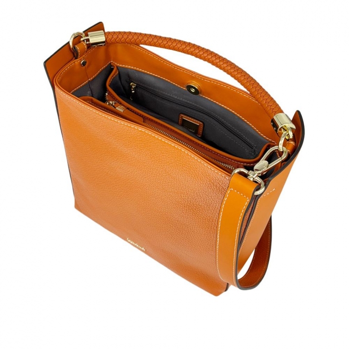 CROSSBODYBORSALINI 俐落交織HOBO