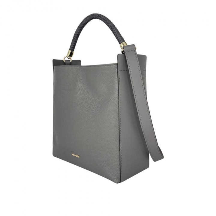CROSSBODYBORSALINI 俐落交織HOBO