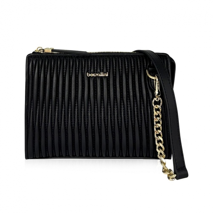 BORSALINI 俐落交織HOBO+帶 橘BORSALINI 俐落交織HOBO+帶 橘