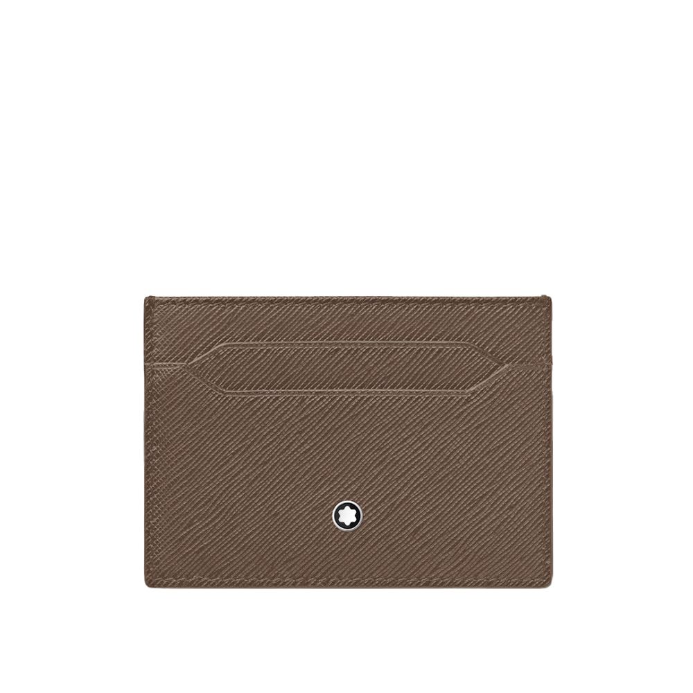 Montblanc 萬寶龍匠心系列 卡夾，5卡式-可可棕