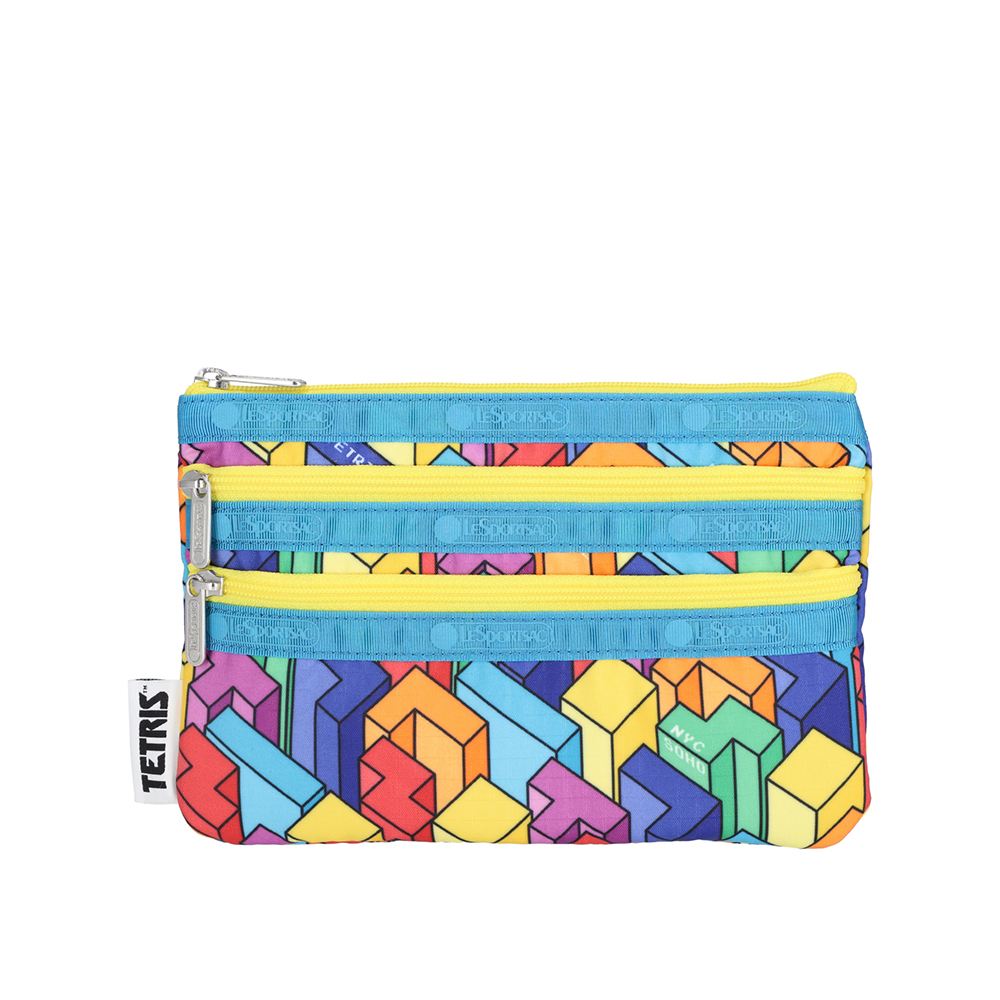 LeSportsac 三層拉鍊化妝包