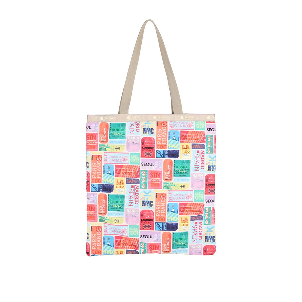 LeSportsac 大型肩背托特包