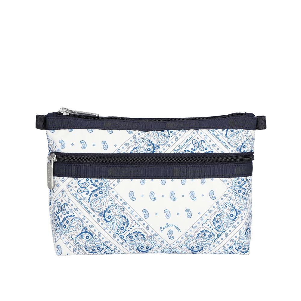 LeSportsac 雙層拉鍊化妝包