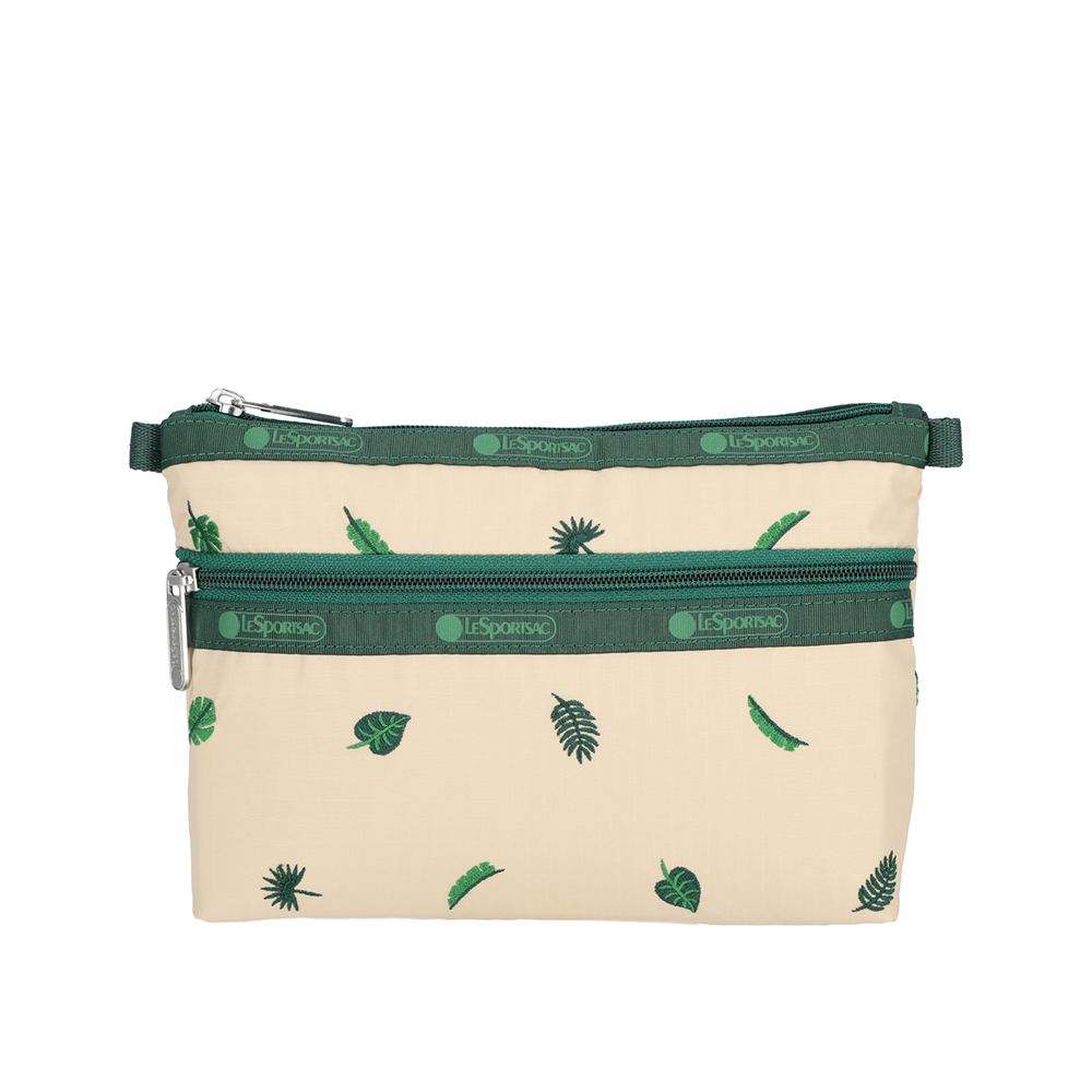 LeSportsac 雙層拉鍊化妝包