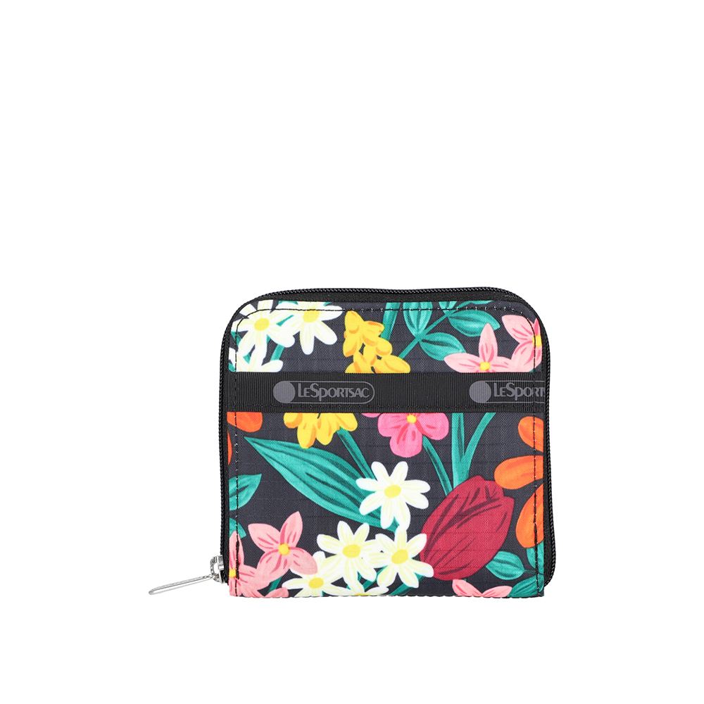 LeSportsac 簡約拉鍊短夾