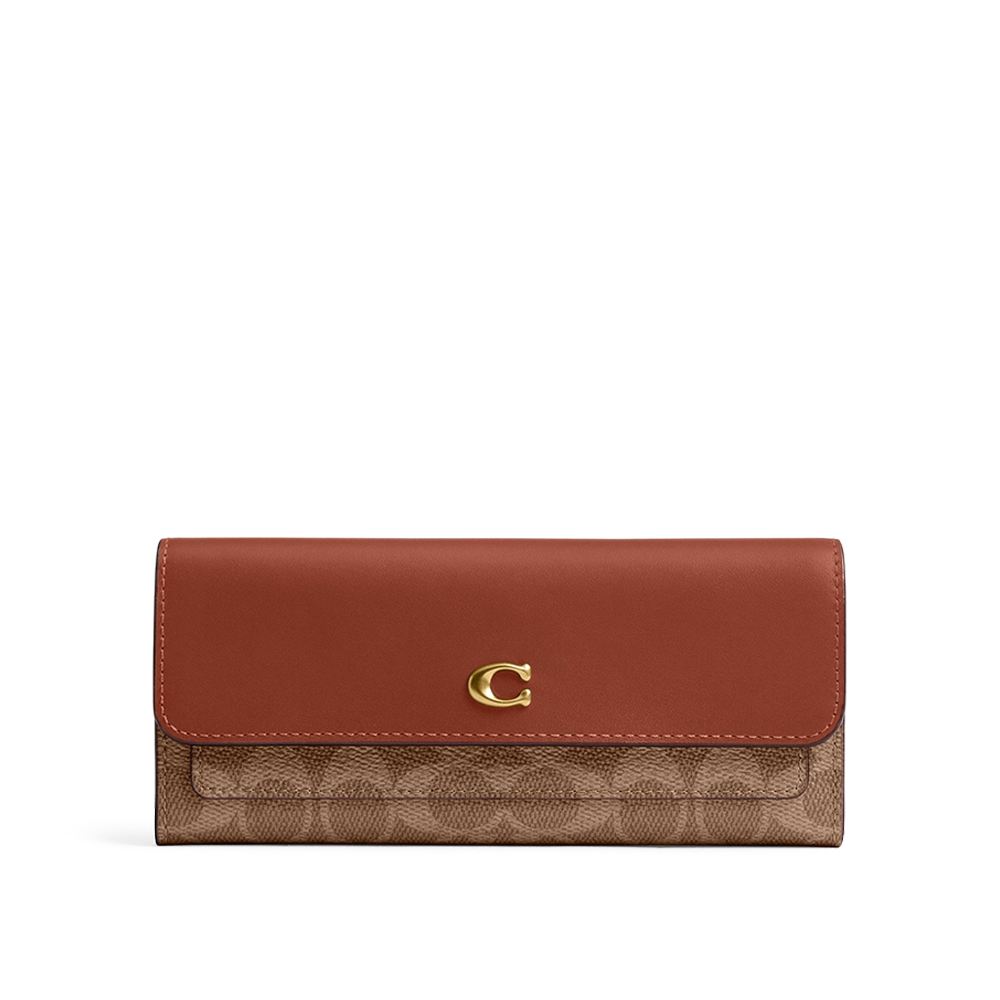 Coach ESSENTIAL LONG WALLET皮夾長短夾