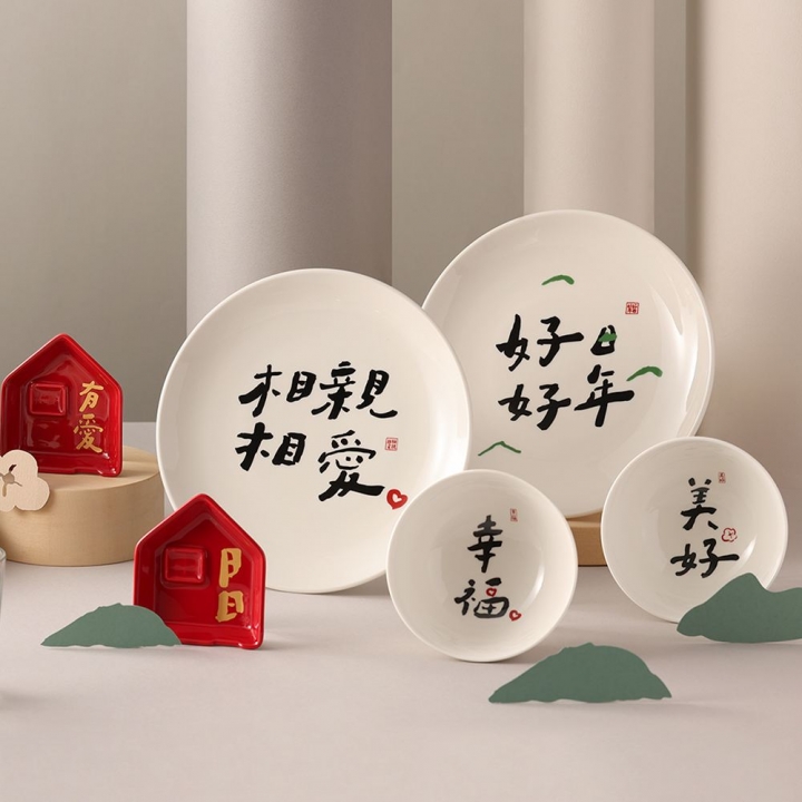 Mao's - Mao's 樂陶陶 x 寫字的人|祝福系列 幸福美好雙入禮盒_80949-250886_大圖