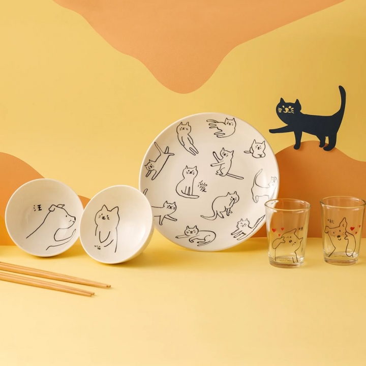 Mao's - Mao's 樂陶陶 x 李瑾倫|愛貓圓盤單入聯名禮盒_80960-250937_大圖