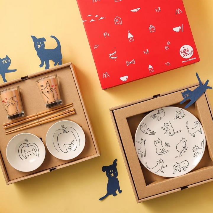 Mao's - Mao's 樂陶陶 x 李瑾倫|愛貓圓盤單入聯名禮盒_80960-250938_大圖