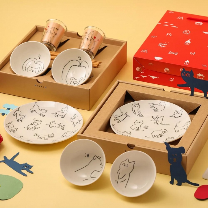 Mao's - Mao's 樂陶陶 x 李瑾倫|愛貓圓盤單入聯名禮盒_80960-250939_大圖