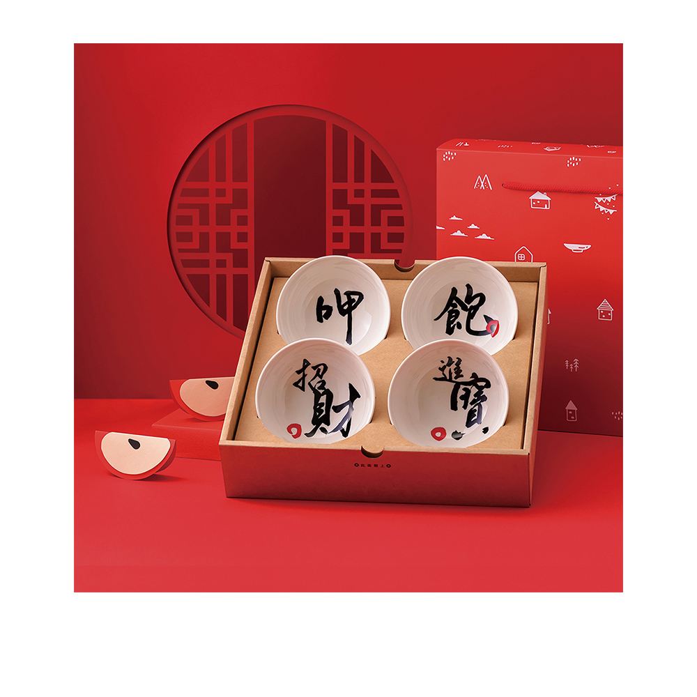 Mao's Mao's 樂陶陶 x 鎮瀾宮｜呷飽招財進寶好碗聯名禮盒