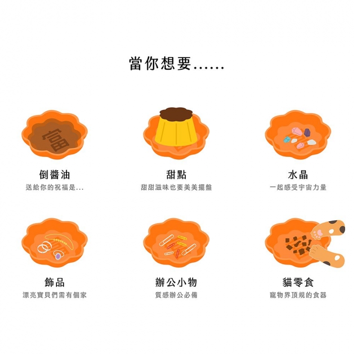 Mao's - Mao's 樂陶陶|花見祝福顯影醬油碟系列 發(單入)_80964-251017_大圖