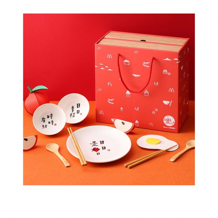 Mao's - Mao's 樂陶陶 x 何景窗|幸福好日雙層聯名禮盒_80969-251049_大圖