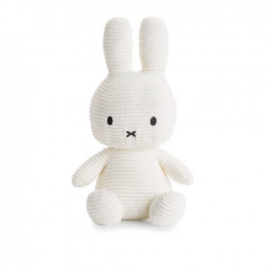 IDEALIDEAL Miffy ECO Corduroy Offwhite - 70 cm -27,5 
Miffy米菲兔ECO燈芯絨填充玩偶-白 70cm