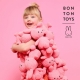 BON TON TOYS - 荷蘭 BON TON TOYS|Miffy米菲兔ECO燈芯絨填充玩偶-粉 70cm80889-251099_縮圖