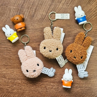 BON TON TOYS|Miffy米菲兔環保填充鑰匙圈-粉10cmBON TON TOYS|Miffy米菲兔環保填充鑰匙圈-粉10cm