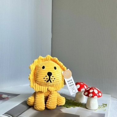 BON TON TOYS|Lion小獅ECO燈芯絨填充玩偶-黃 17cmBON TON TOYS|Lion小獅ECO燈芯絨填充玩偶-黃 17cm
