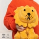 BON TON TOYS - 荷蘭 BON TON TOYS｜Lion小獅ECO燈芯絨填充玩偶-黃 17cm80895-251177_縮圖