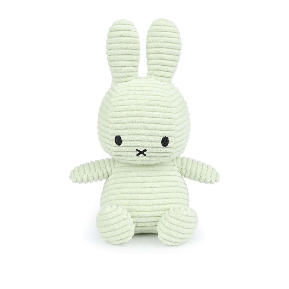 BON TON TOYS 荷蘭 BON TON TOYS｜Miffy米菲兔ECO燈芯絨填充玩偶-薄荷綠 23cm