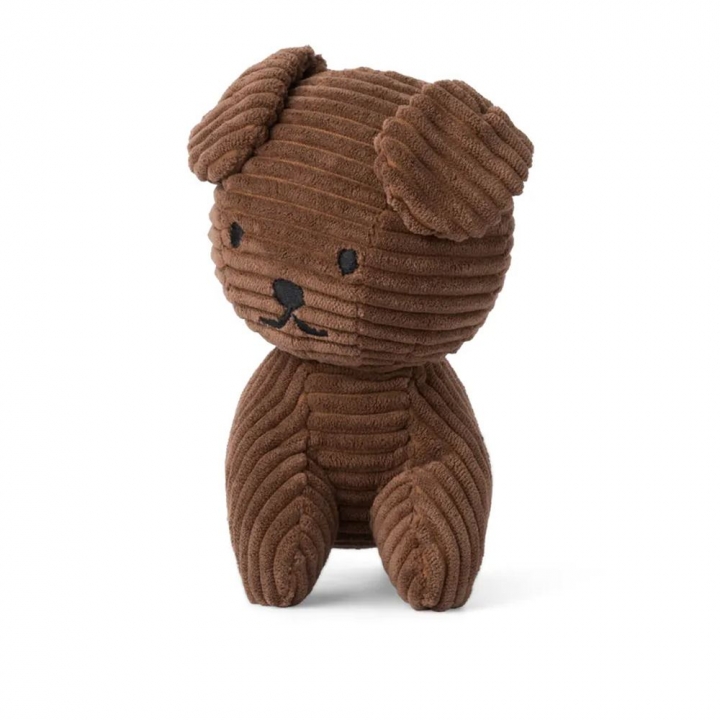 BON TON TOYS - 荷蘭 BON TON TOYS|Snuffy小狗ECO燈芯絨填充玩偶-巧克力 21cm_80907-251230_大圖