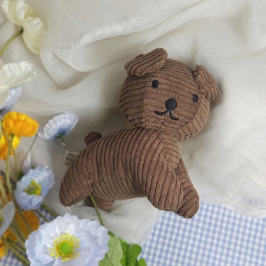 BON TON TOYS|Snuffy小狗ECO燈芯絨填充玩偶-巧克力 21cmBON TON TOYS|Snuffy小狗ECO燈芯絨填充玩偶-巧克力 21cm