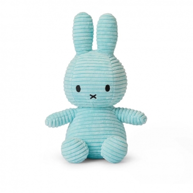 BON TON TOYSBON TON TOYS 荷蘭 BON TON TOYS｜Miffy米菲兔ECO燈芯絨填充玩偶-土耳其藍 23cm