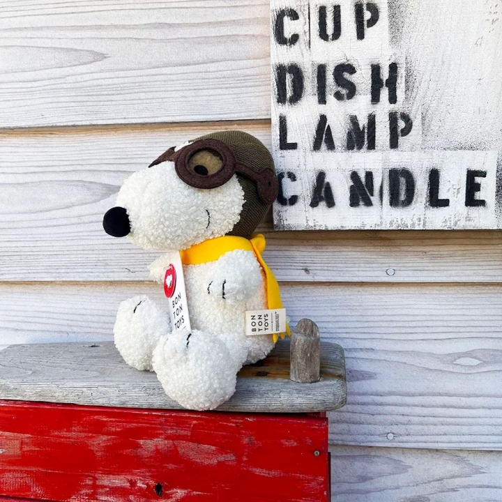 荷蘭 BON TON TOYS｜Snoopy史努比填充玩偶-飛行員 20cm荷蘭 BON TON TOYS｜Snoopy史努比填充玩偶-飛行員 20cm