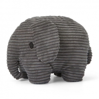 BON TON TOYSBON TON TOYS 荷蘭 BON TON TOYS｜Elephant小象ECO燈芯絨填充玩偶-灰 23cm