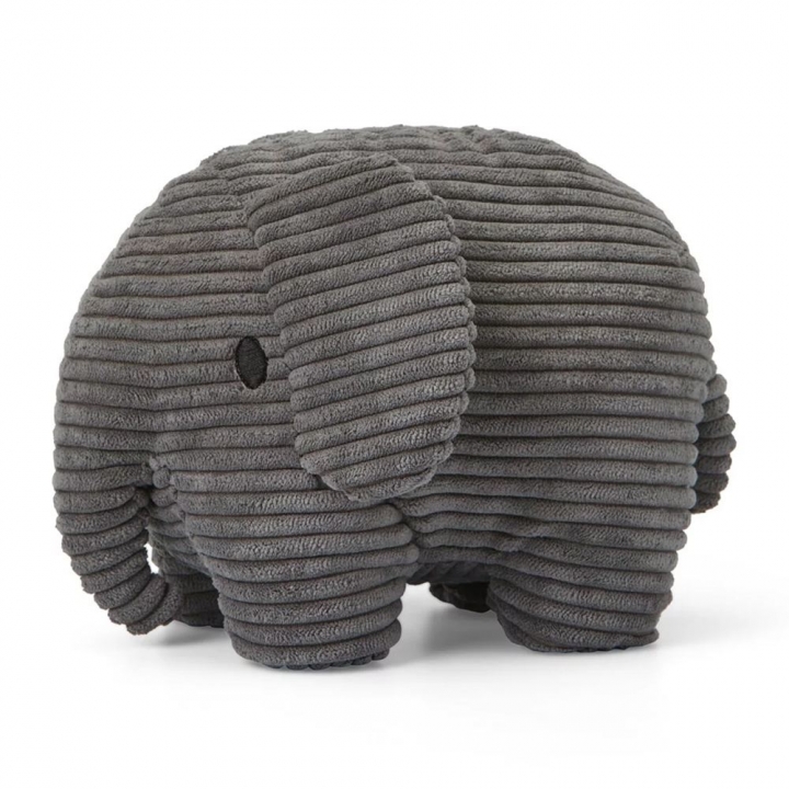 BON TON TOYS - 荷蘭 BON TON TOYS|Elephant小象ECO燈芯絨填充玩偶-灰 23cm_80908-251351_大圖