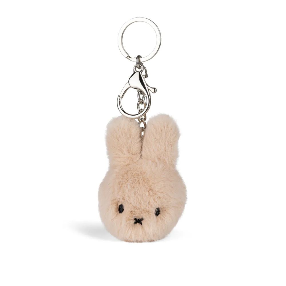 BON TON TOYS 荷蘭 BON TON TOYS｜Miffy米菲兔環保毛絨鑰匙圈-米色 8cm