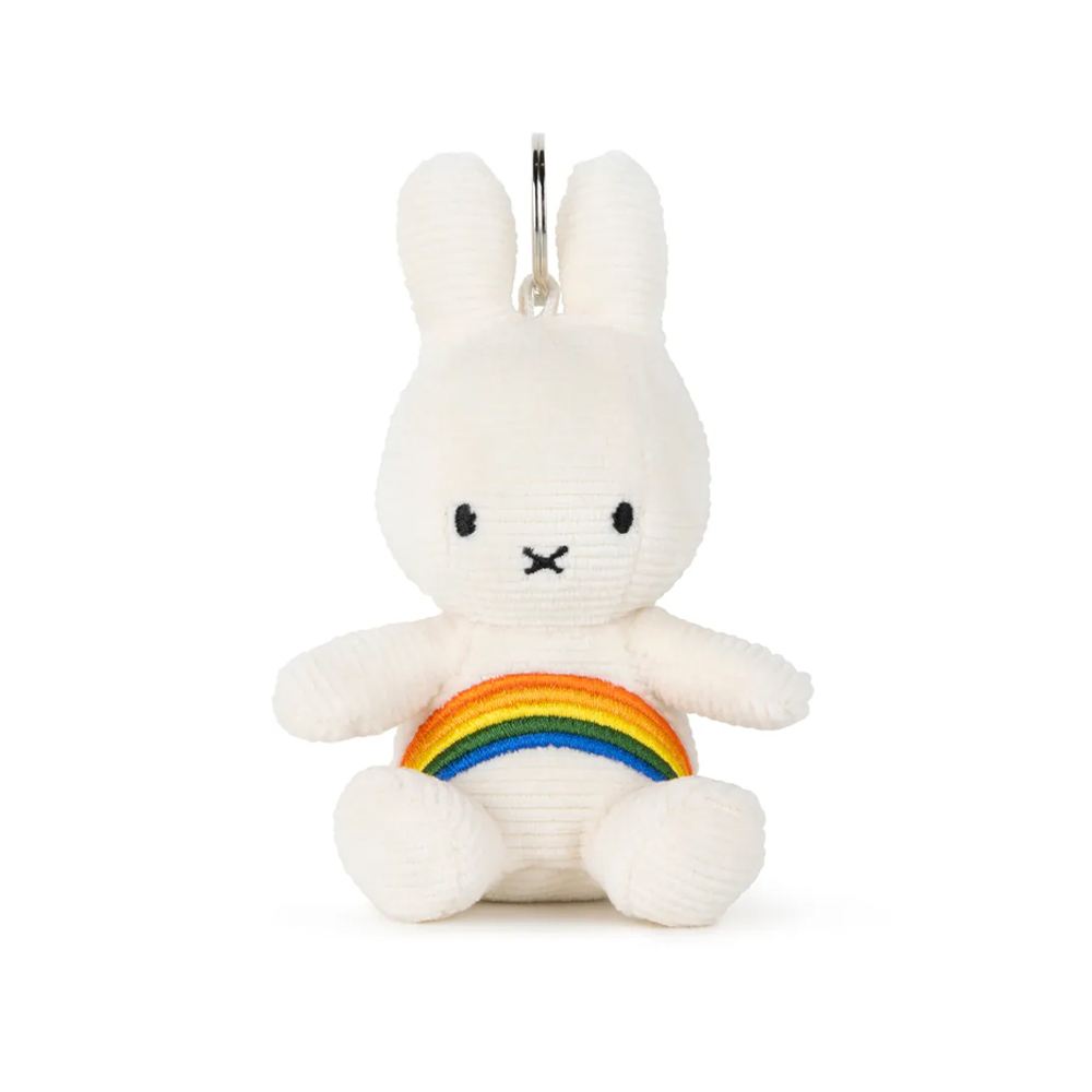 BON TON TOYS BON TON TOYS｜Miffy米菲兔彩虹鑰匙圈-象牙白 10cm