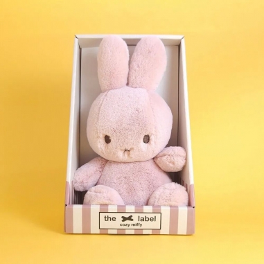 Cozy Miffy Soft Pink in giftbox - 23 cmBON TON TOYS|Miffy米菲兔恬柔盒裝填充玩偶-溫柔粉 23cm