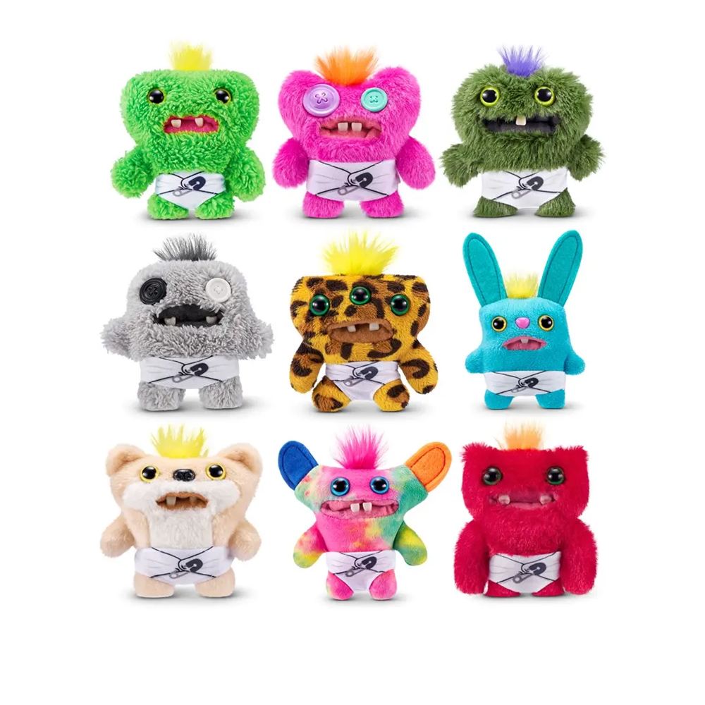 Fuggler 英國 FUGGLER 放克牙寶 萌牙怪獸第二代 3.5吋牙齒怪寶寶毛絨公仔 (單入隨機出貨)